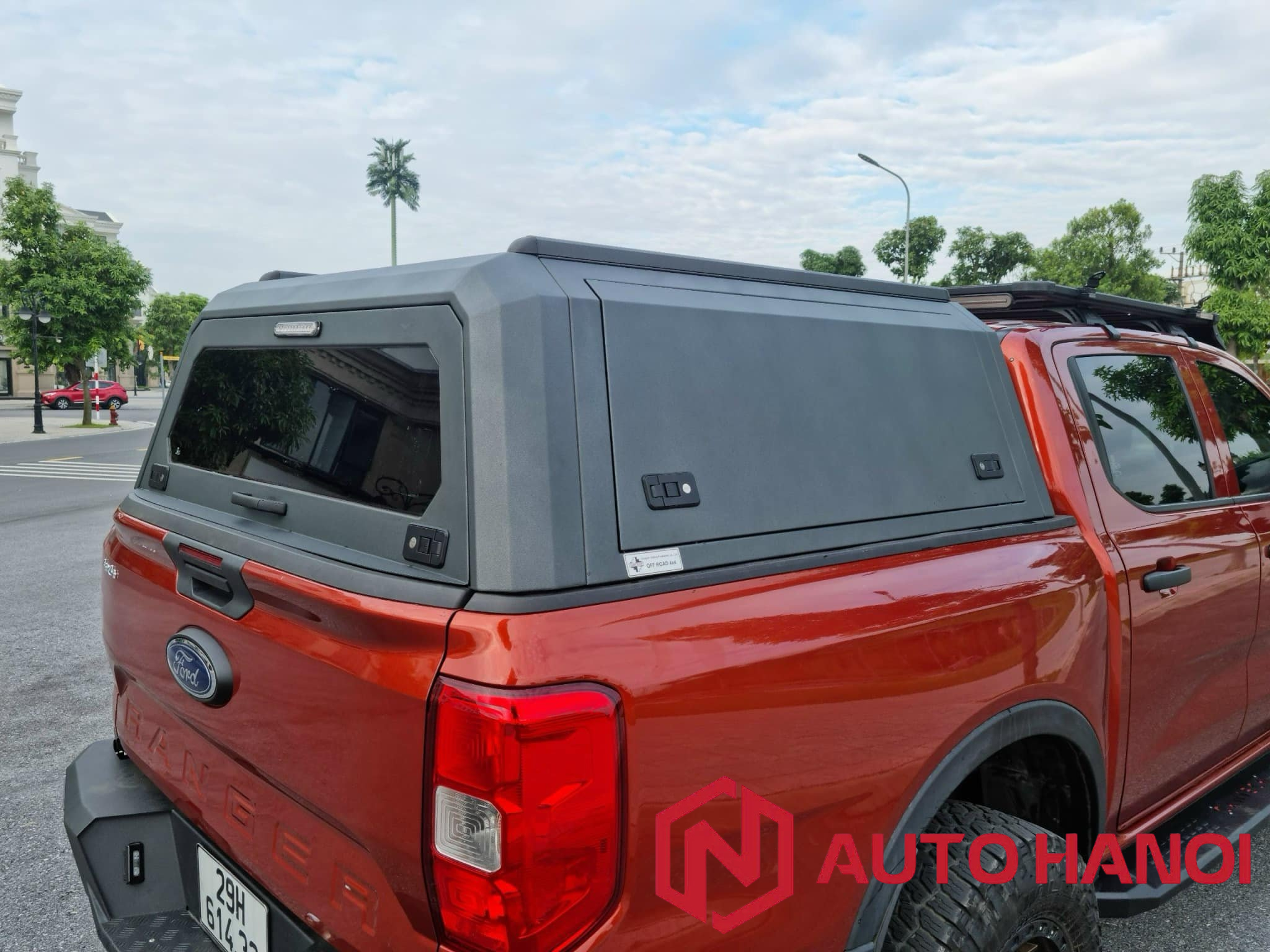 Nắp thùng cao nhôm hợp kim xe bán tải Camping - Ảnh 3