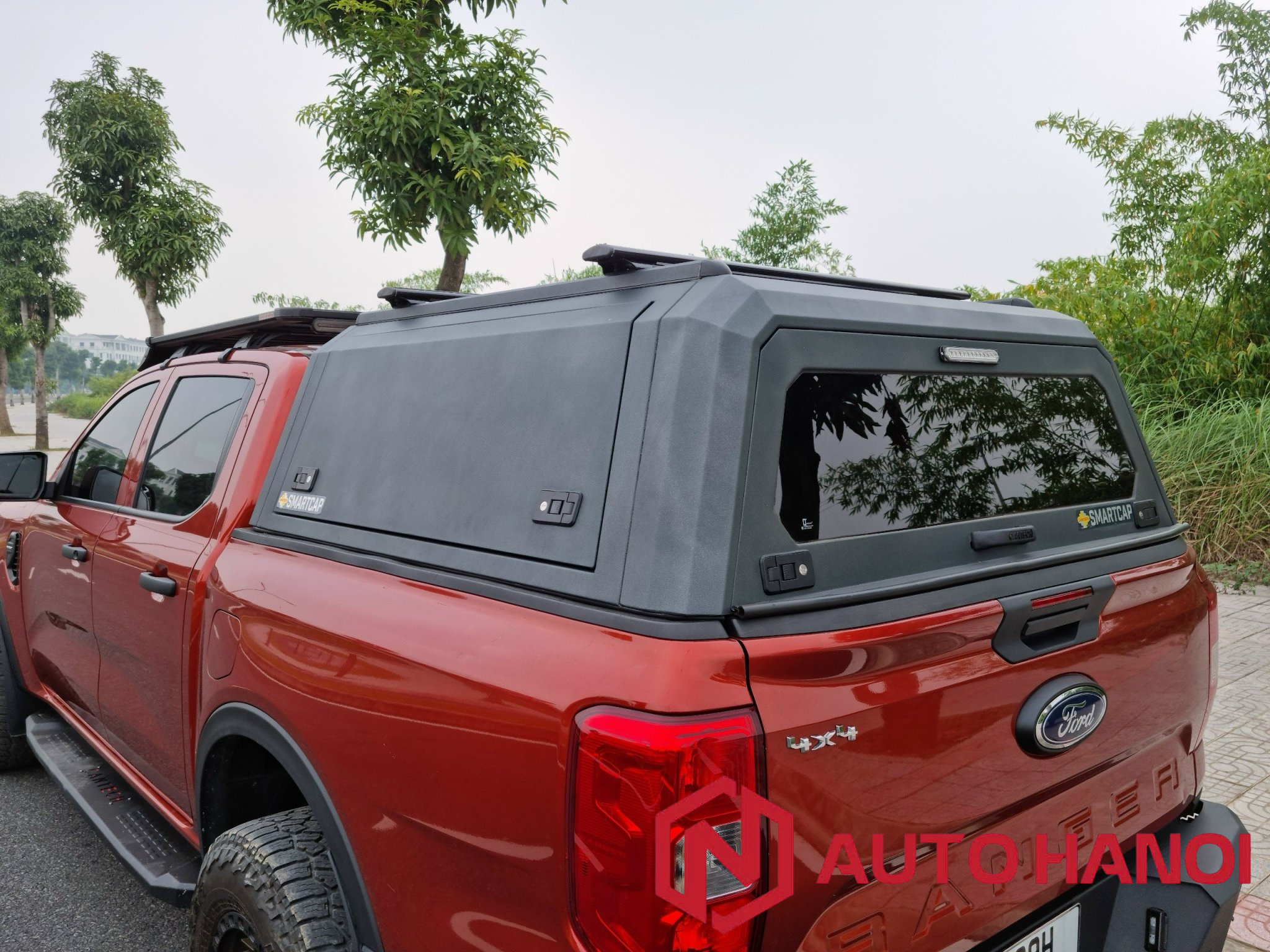 Nắp thùng cao nhôm hợp kim xe bán tải Camping - Ảnh 4