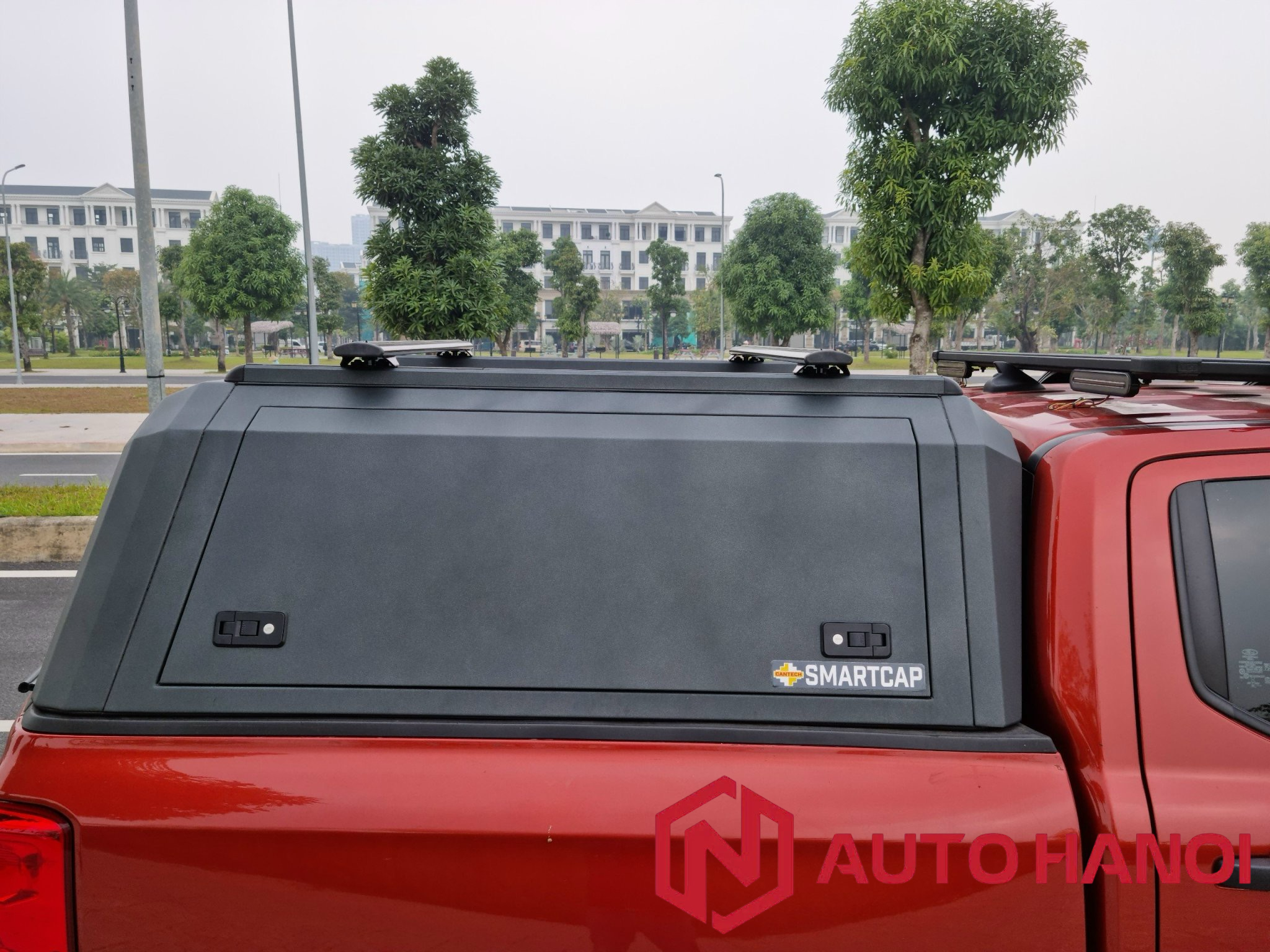 Nắp thùng cao nhôm hợp kim xe bán tải Camping - Ảnh 5