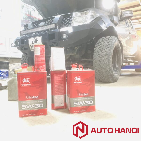 Thay dầu Wolver bảo dưỡng xe Nissan Navara 2010-2014