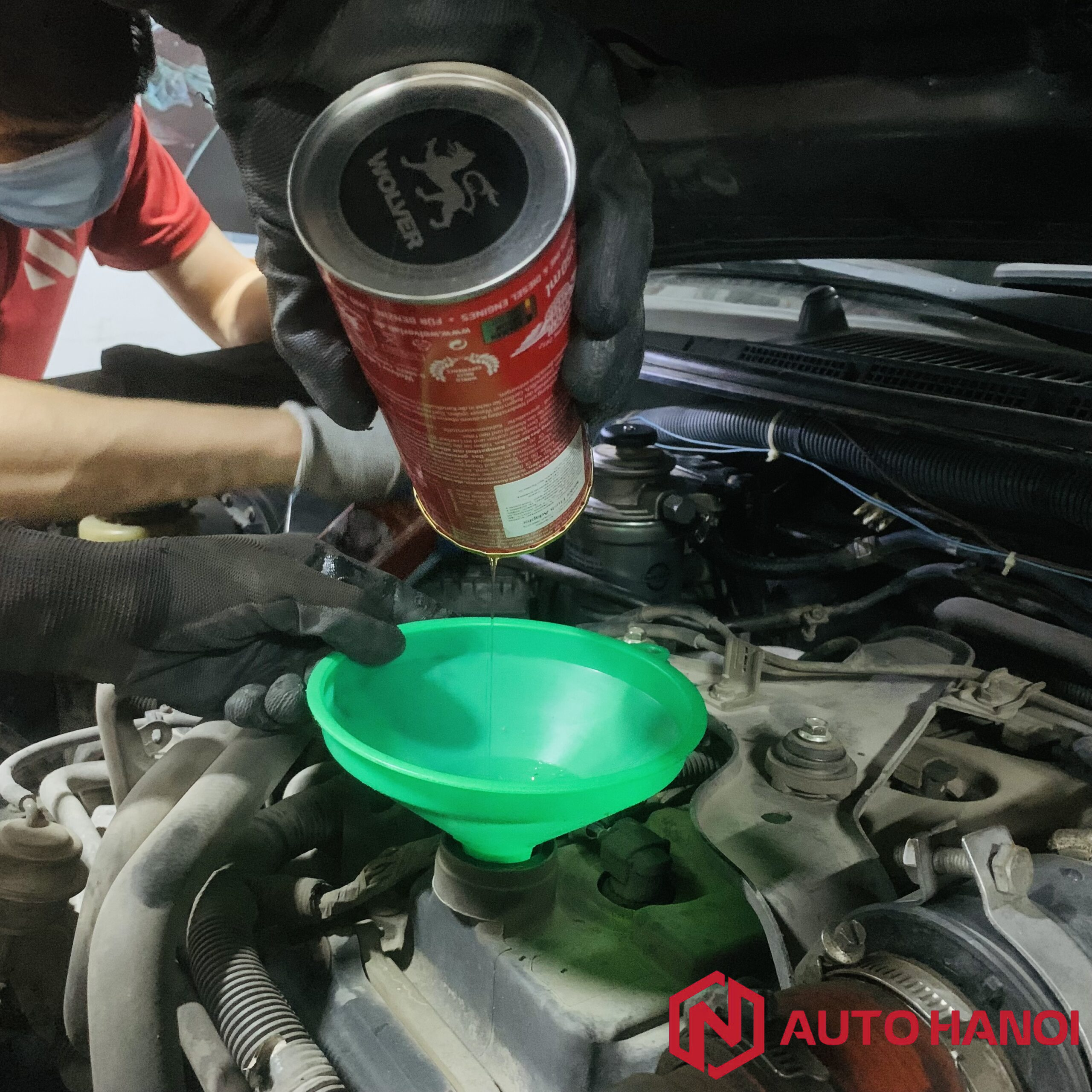 Thay dầu Wolver bảo dưỡng xe Nissan Navara 2010-2014 - Ảnh 3