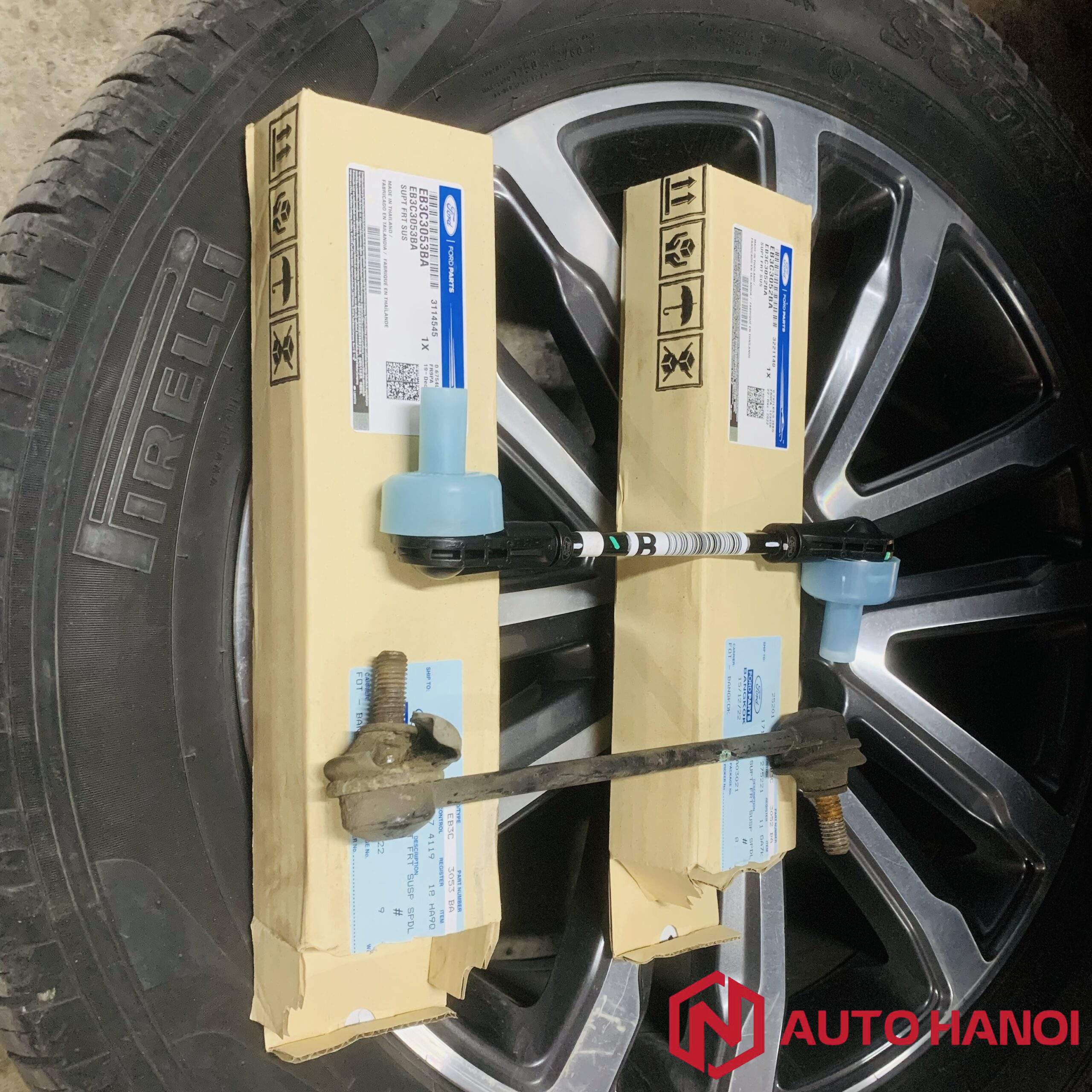 Thay rotuyl thanh cân bằng trước xe Ford Everest, Ranger 3.2 - Ảnh 5