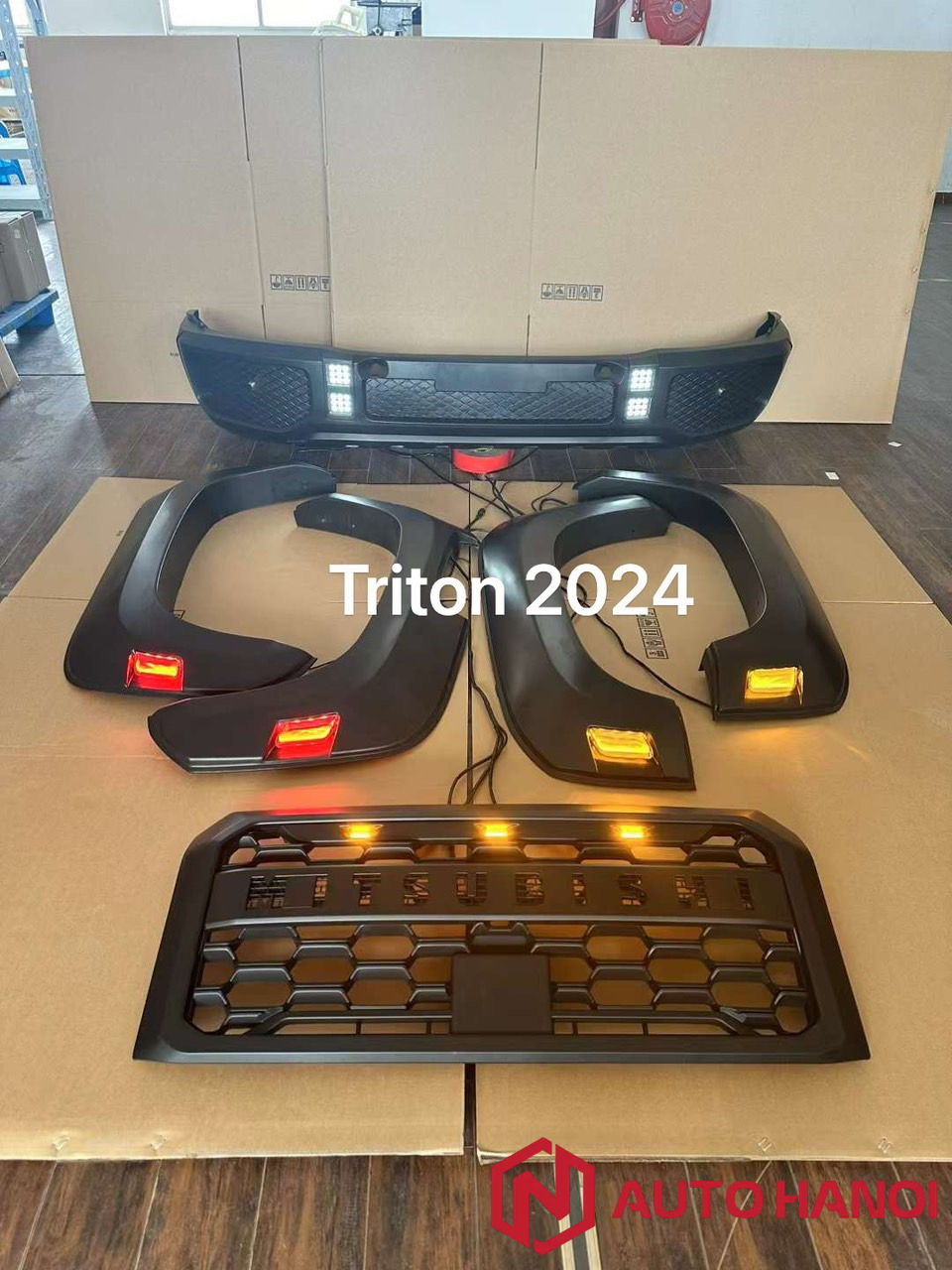 Bodykits nâng đời xe Triton 2015-2023 lên đời Triton mới 2024 - Ảnh 4