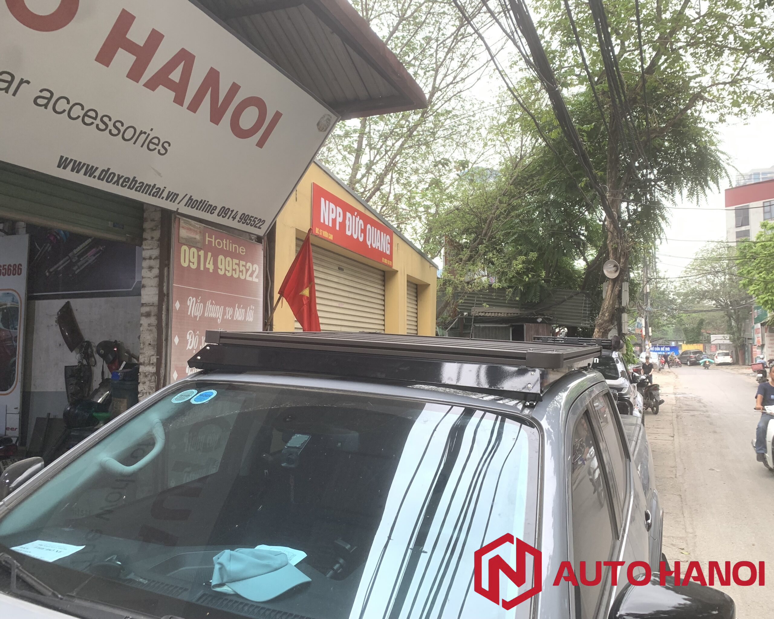 Giá nóc xe bán tải Nissan, Ford, Mazda các loại