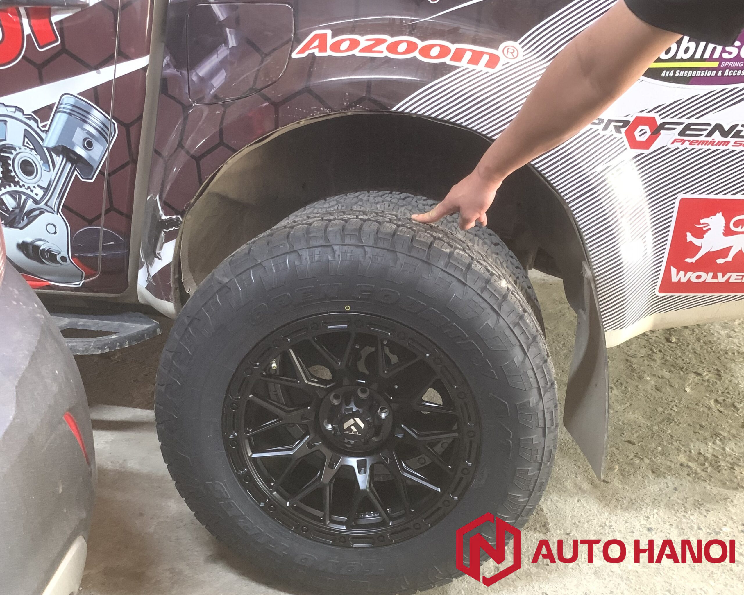 Mâm lốp Nissan Navara mẫu larang Fuel chuẩn 6x114,3 - Ảnh 6