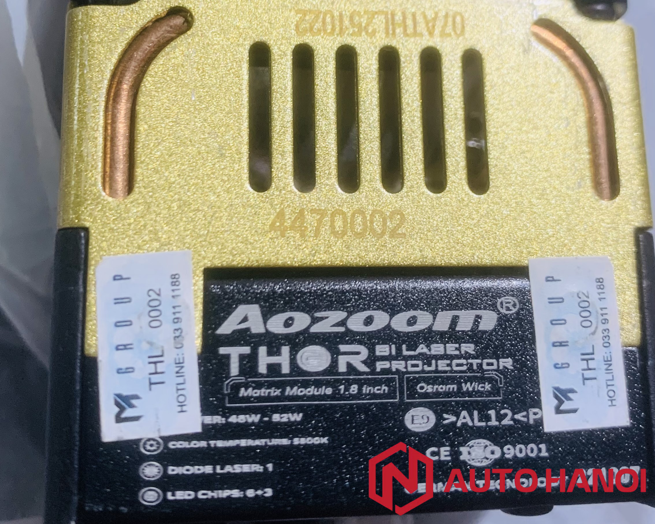 Đèn pha Nissan Navara độ 4 bi Aozoom Thor 1.8 inch - Ảnh 3