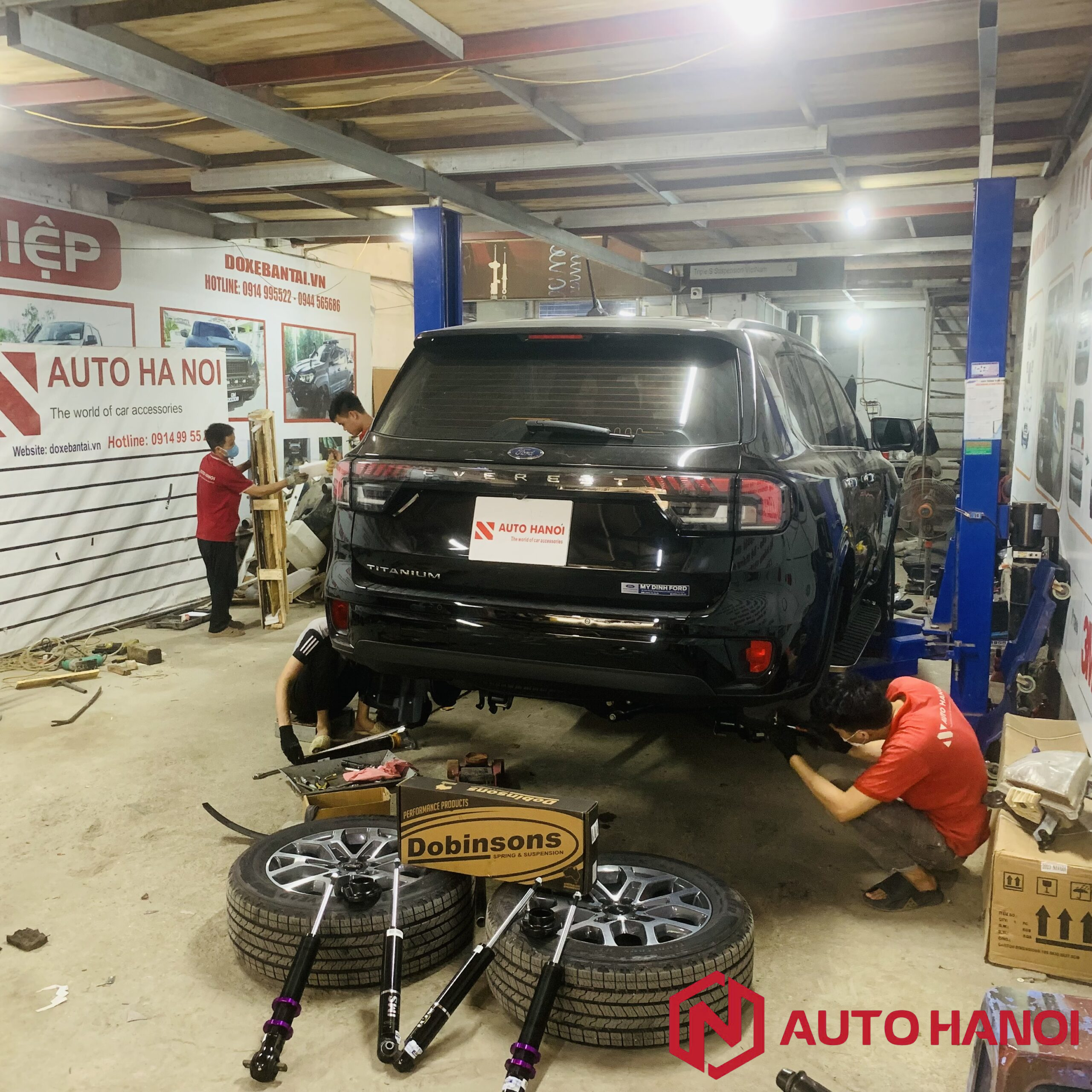 Giảm xóc xe Ford Everest 2024 với nhãn hiệu Dobinson IMS - Ảnh 2