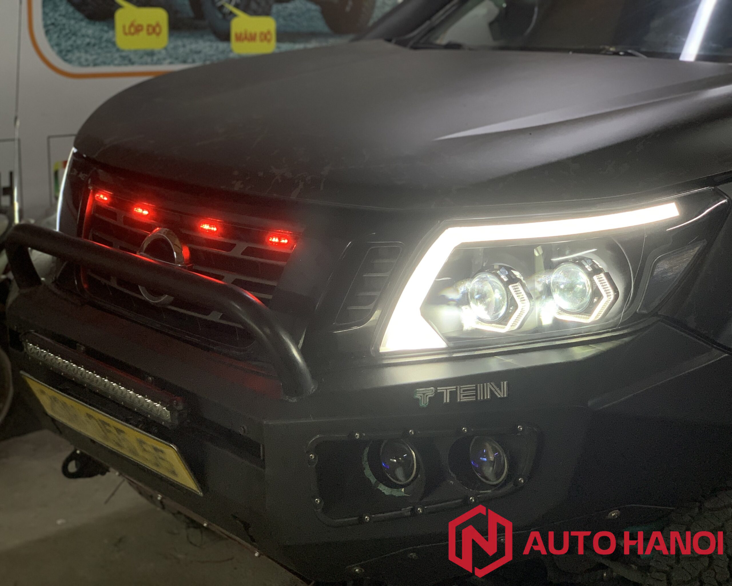 Độ đèn pha xe Nissan Navara VL 2015 - 2021 đẹp - sáng - chất - Ảnh 4