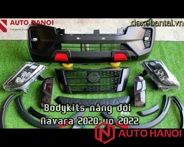 Nâng đời Nissan Navara 2015-2021 up 2023 mẫu full đèn pha hậu