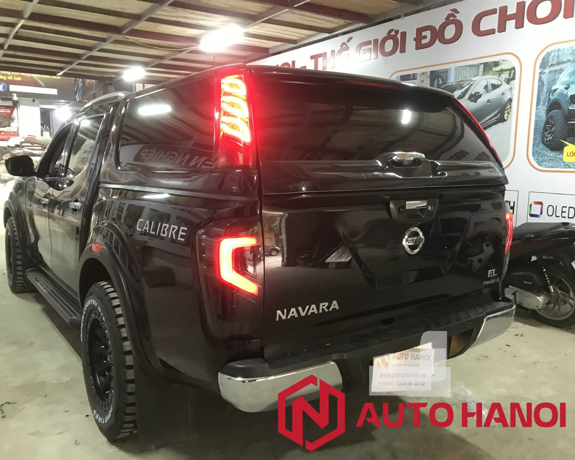 thuê cản sau xe bán tải