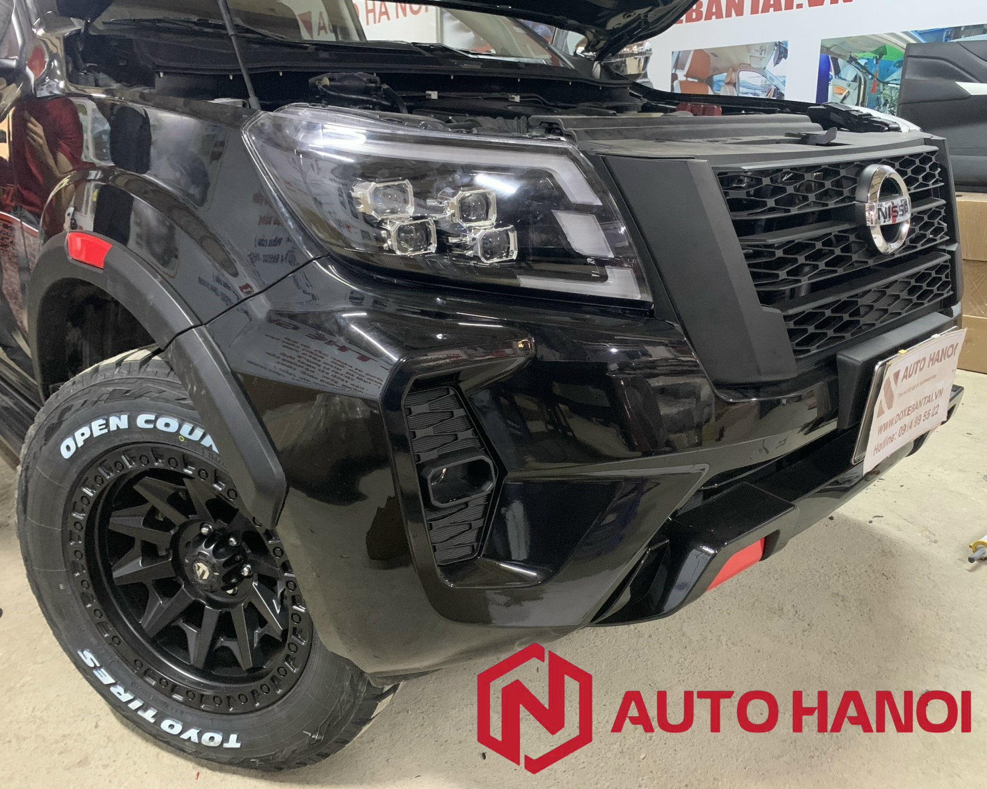 Nâng đời Nissan Navara 2015-2021 up 2023 mẫu full đèn pha hậu - Ảnh 3