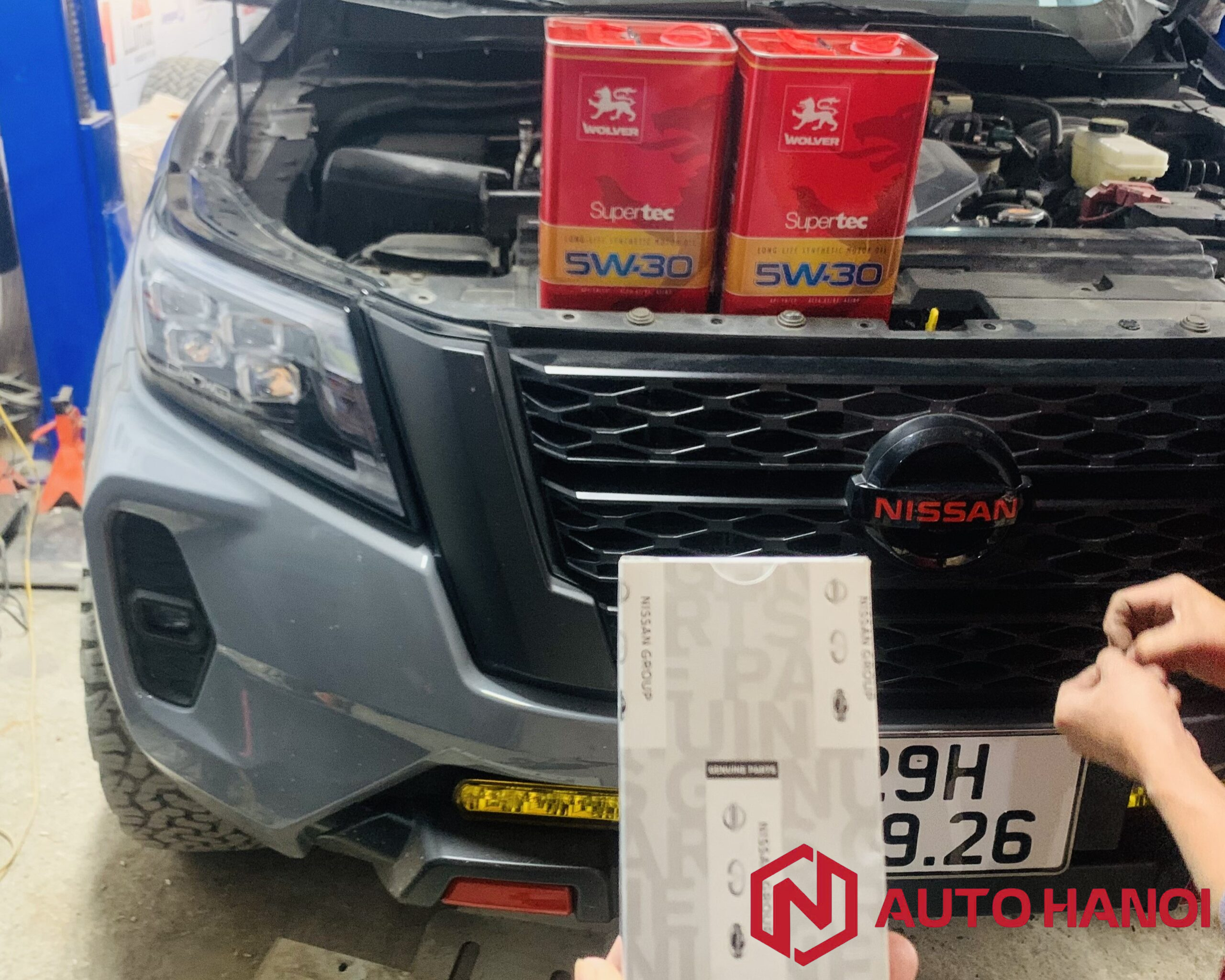 Thay dầu xe Nissan Navara 2023 hãng Wolver - Ảnh 5