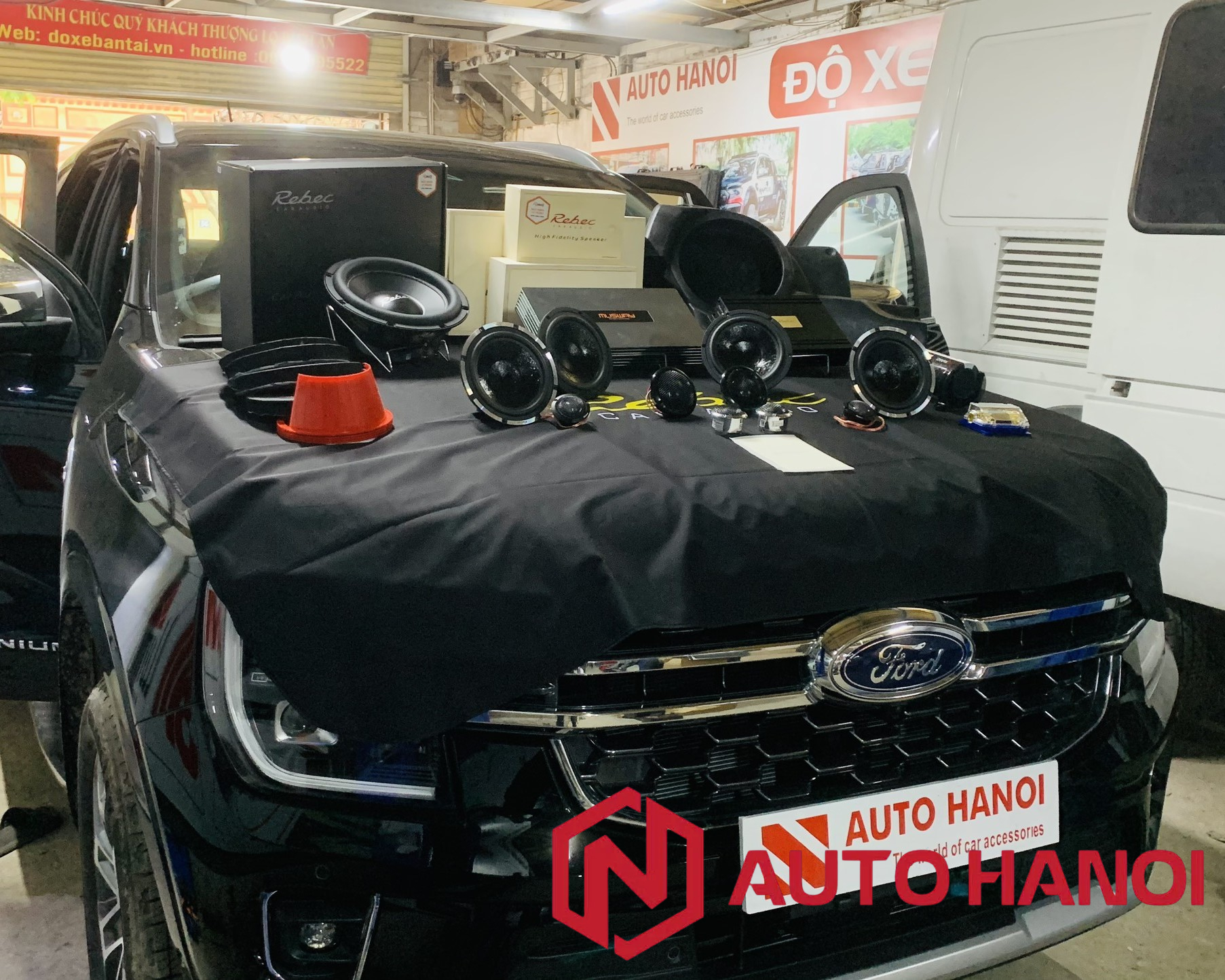 Nâng cấp âm thanh xe Ford Everest 2024