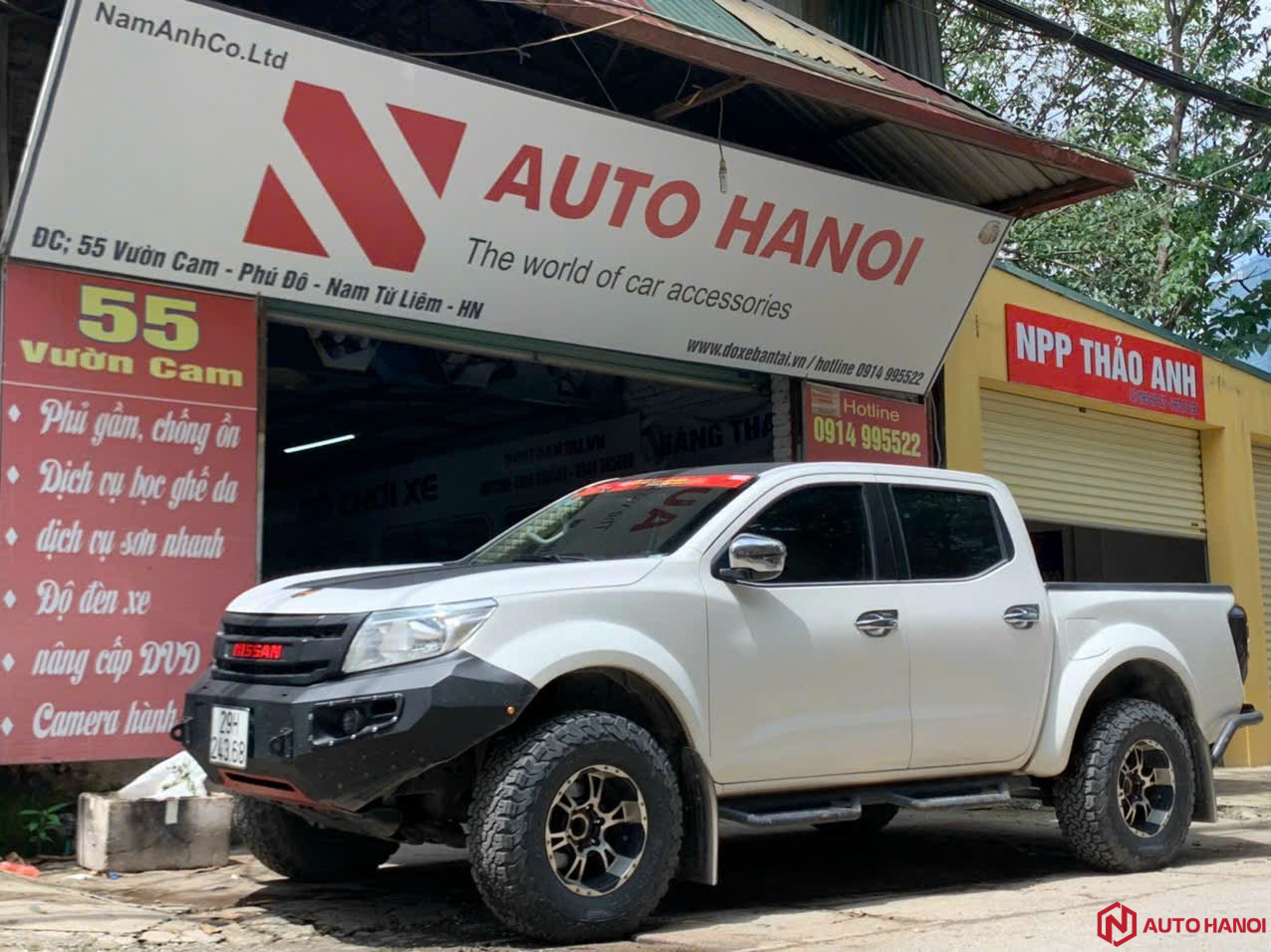 Độ xe bán tải Nissan Navara 2015 - 2021 đơn giản chất